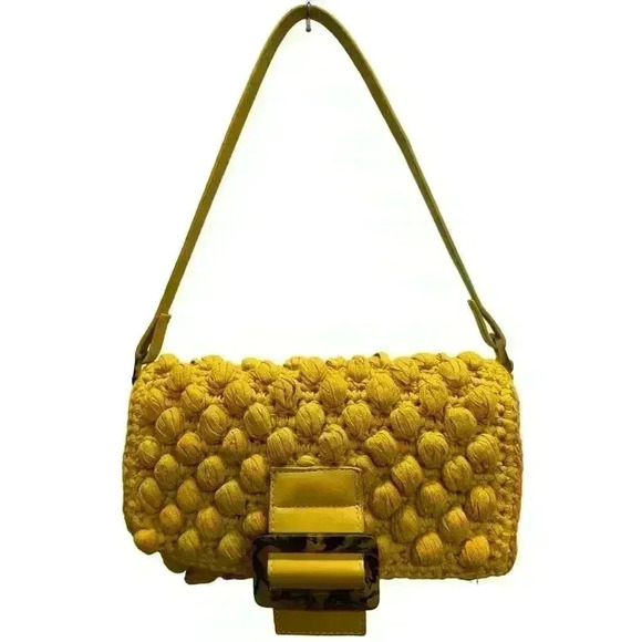 None and/or Unknown Handbags - Crochet purse handbag or clutch boho style festival bag